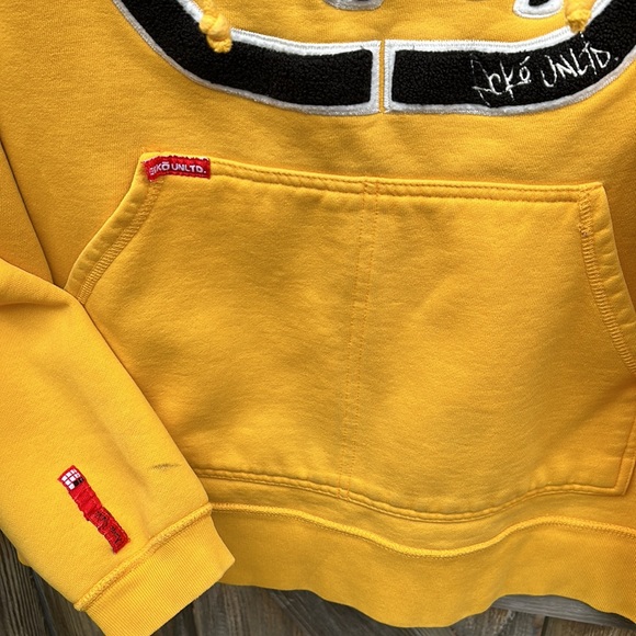 Y2K yellow ecko hoody - Picture 6 of 12
